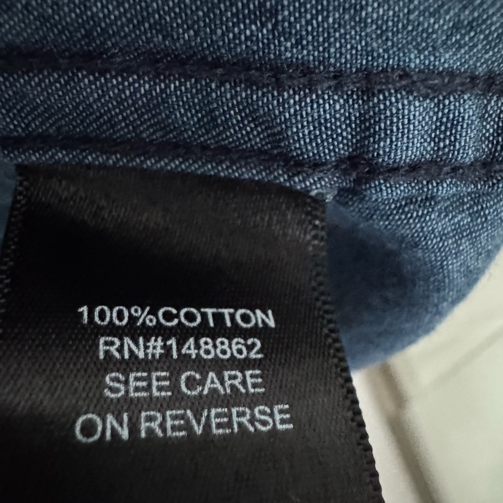 Torrid Dark Blue Denim Top - Picture 4 of 5